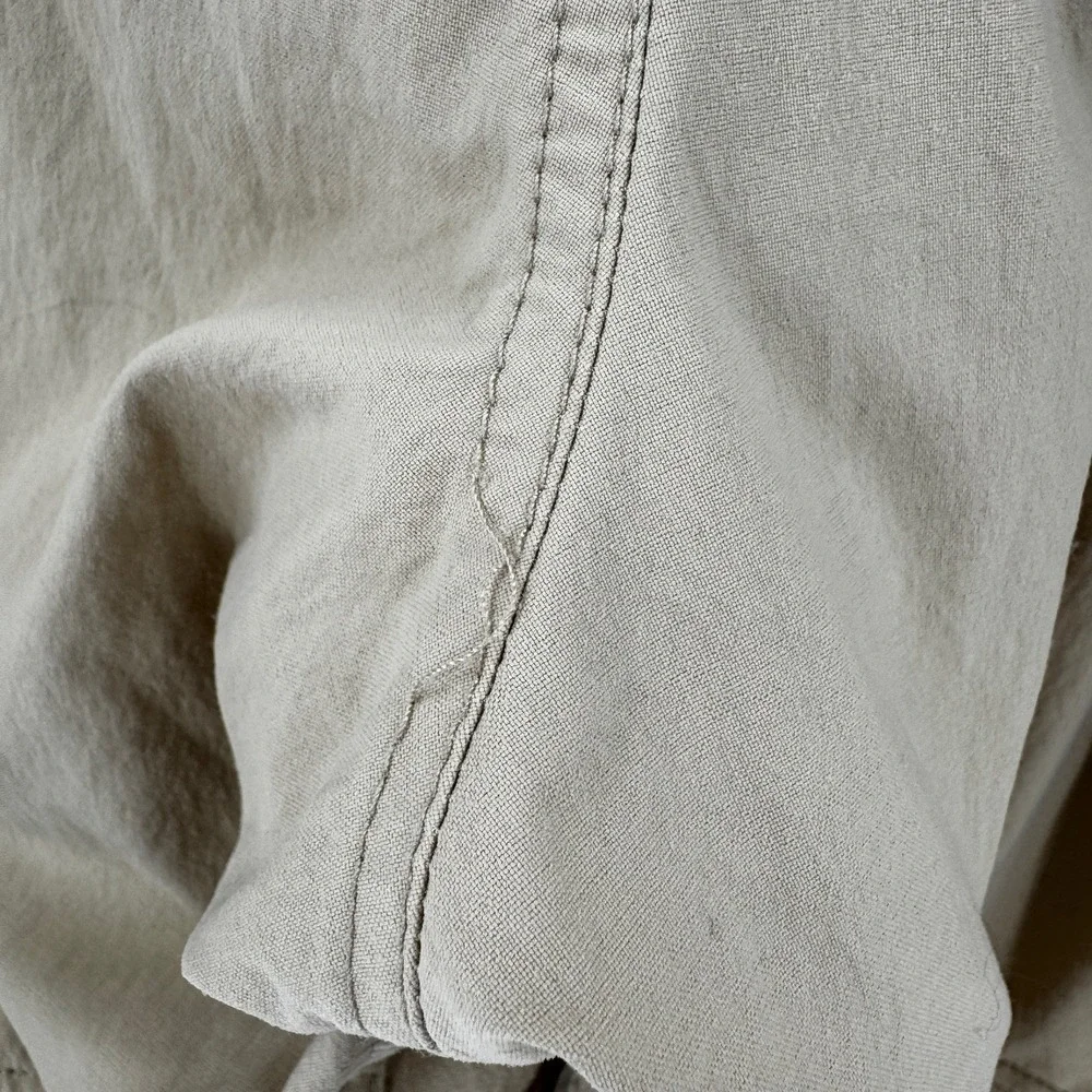 REI-Coop Sahara Convertible Cargo Pants Women's 24W Tan Outdoor Hiking Ankle Zip - Picture 9 of 12